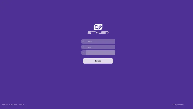 Formulario de login completo