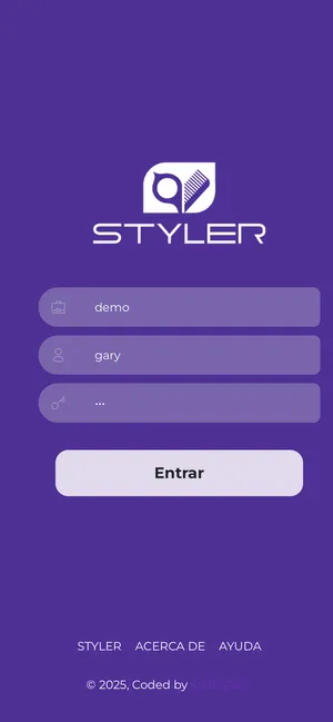 Formulario completado en móvil